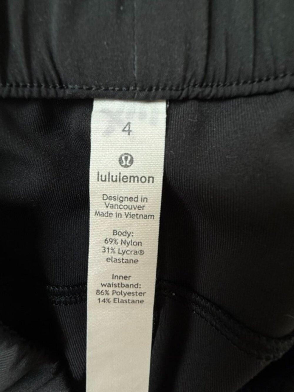 Lululemon Womens 4 On the Fly Black 7/8 Pant W5BPNS All Purpose Athletic Travel - Picture 3 of 7